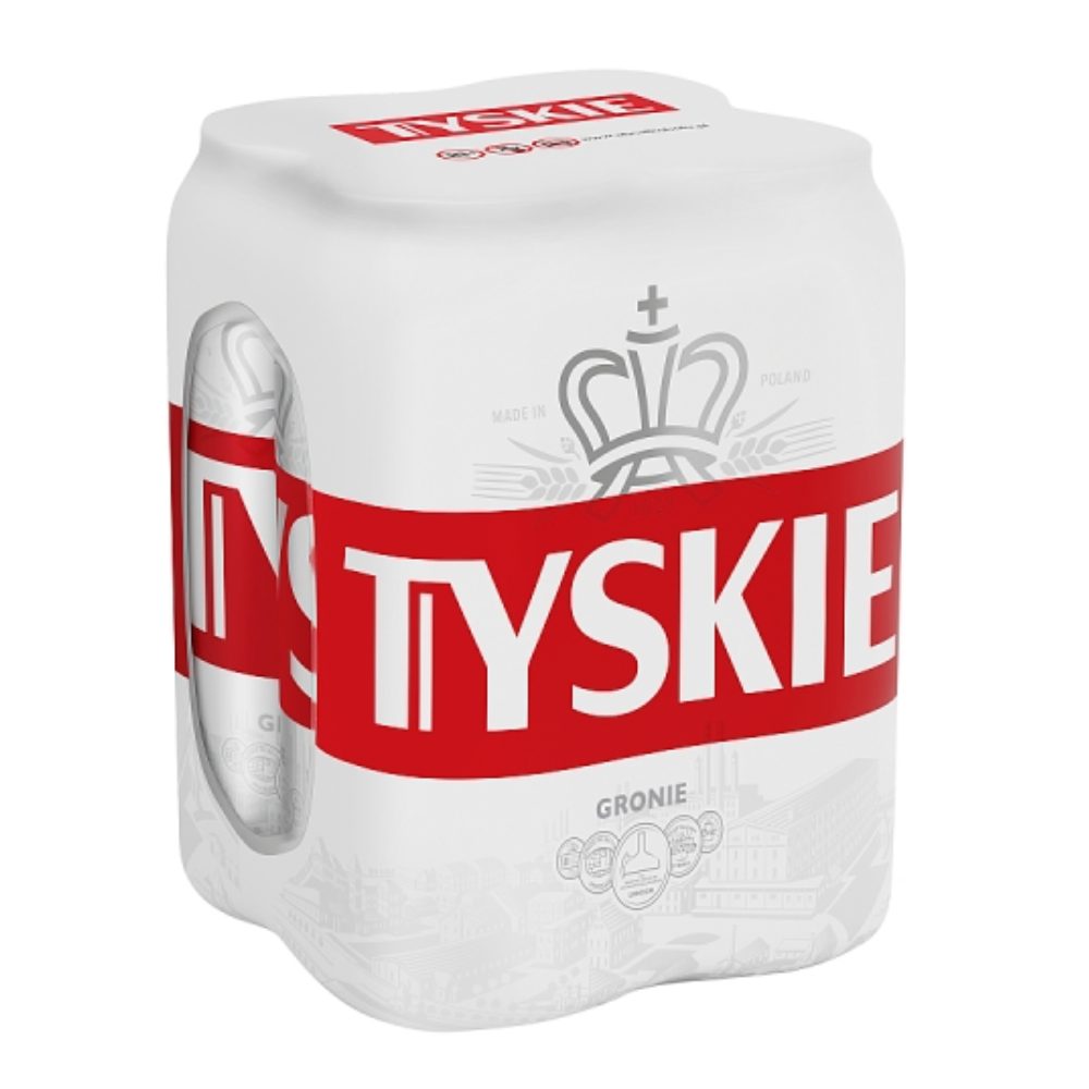 Piwo Tyskie Gronie 5,2% 4 x 500 ml puszka DRS