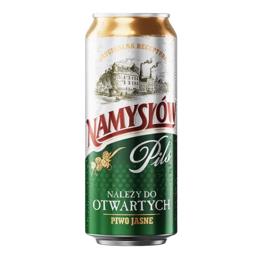Piwo Namysłów Pils 5,8% 500 ml puszka DRS