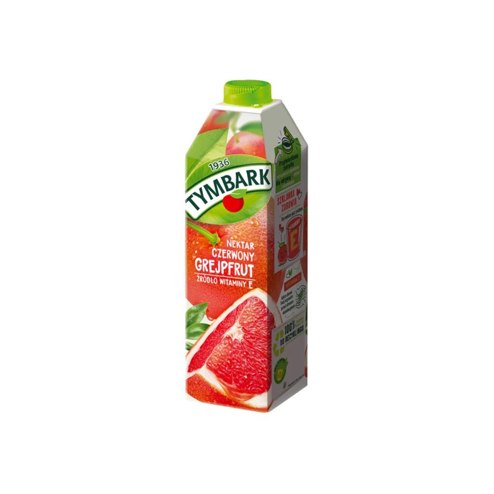 Nektar Tymbark Czerwony Grejfrut 1000 ml karton