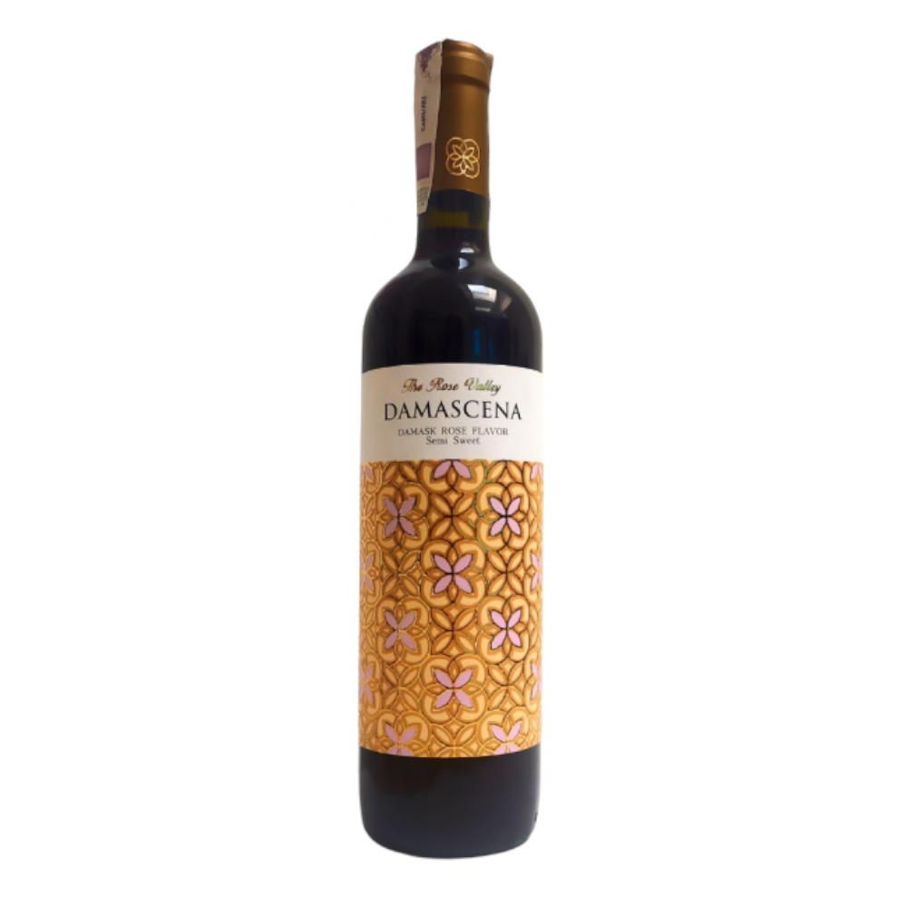Wino Damascena 12% czerwone półsłodkie 750 ml
