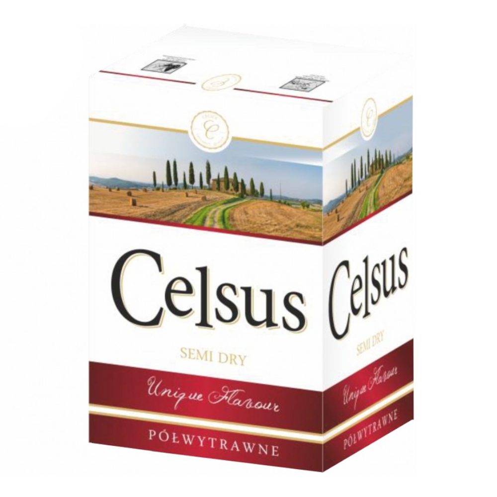 Wino Celsus 11% czerwone półwytrawne 5000 ml