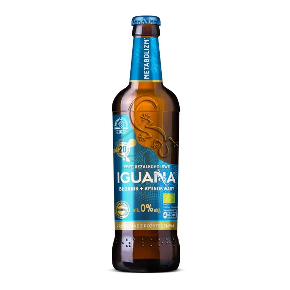 Piwo Iguana Metabolizm Bio 0% 475 ml