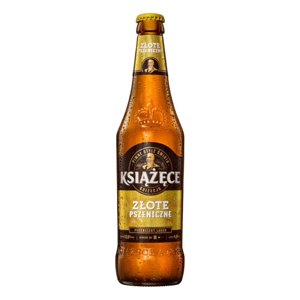 Piwo Książęce Złote Pszeniczne 4,9% 500 ml