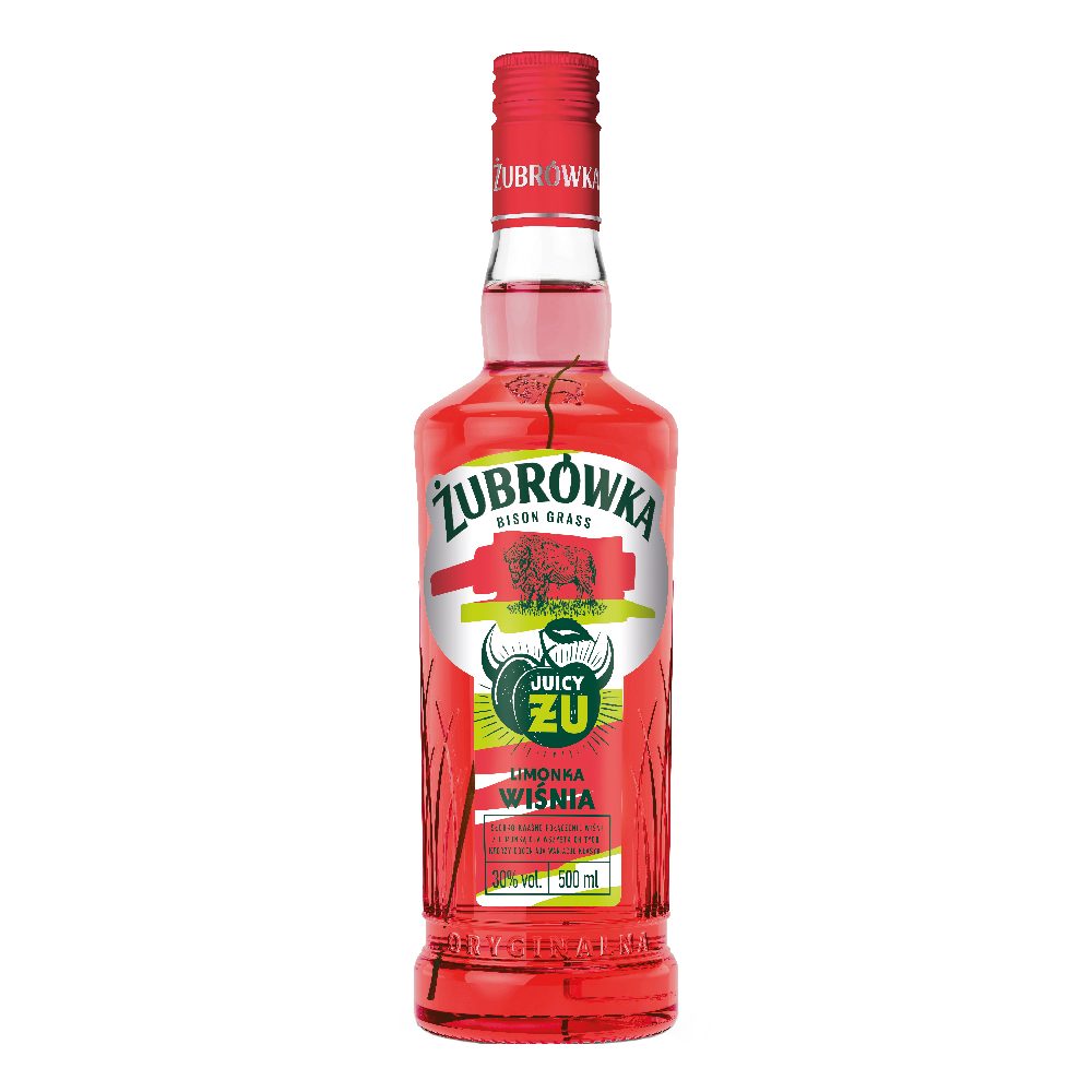 Wódka Żubrówka Juicy ŻU Wiśnia Limonka 30% 500 ml