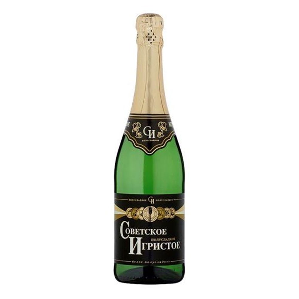 Wino Siewiernoje Igristoje 9% białe słodkie 700 ml musujące