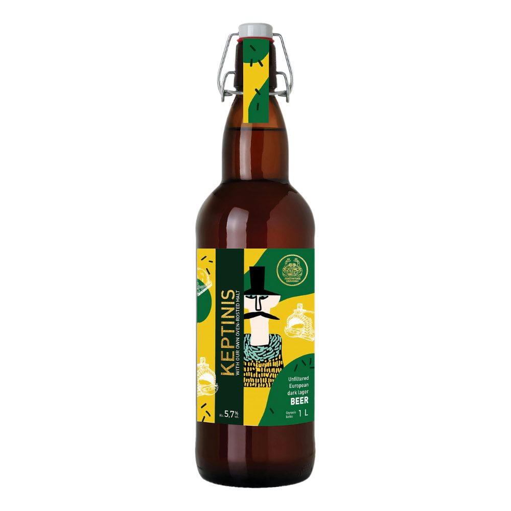 Piwo Keptinis Dark Lager 5,7% 1000 ml
