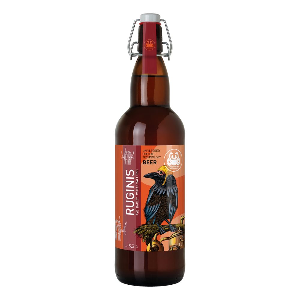 Piwo Ruginis 5,2% 1000 ml