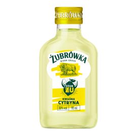 Wódka Żubrówka Sour ŻU Kwaśna cytryna 30% 90 ml