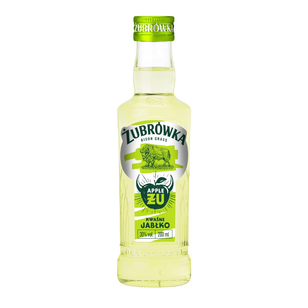 Wódka Żubrówka Apple ŻU Kwaśne jabłko 30% 200 ml