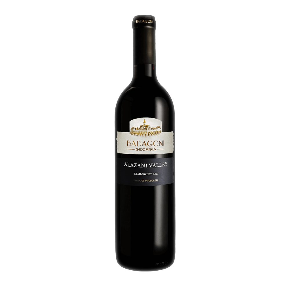 Wino Badagoni Alazani Valley 10,5% czerwone półsłodkie 750 ml