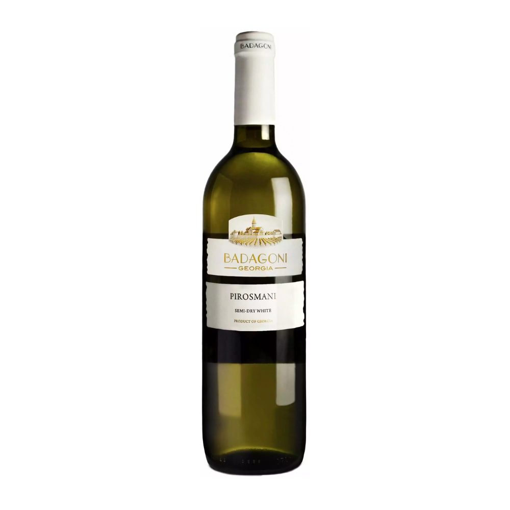 Wino Badagoni Pirosmani 12% białe półwytrawne 750 ml