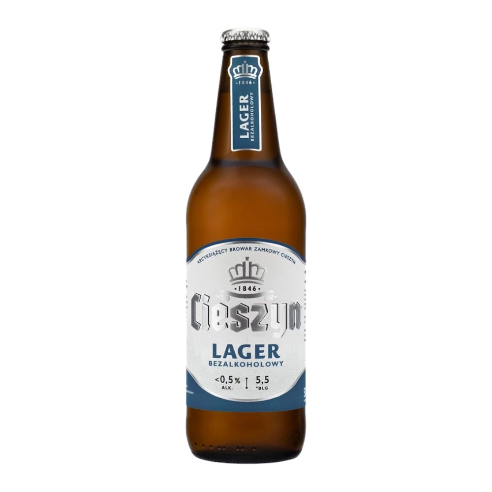 Piwo Cieszyńskie Lager 0% 500 ml